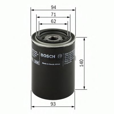 Фильтр масляный - Bosch 0 451 203 235