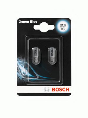 Лампа W5W xenon blue (2 штуки в блистере) - Bosch 1 987 301 033