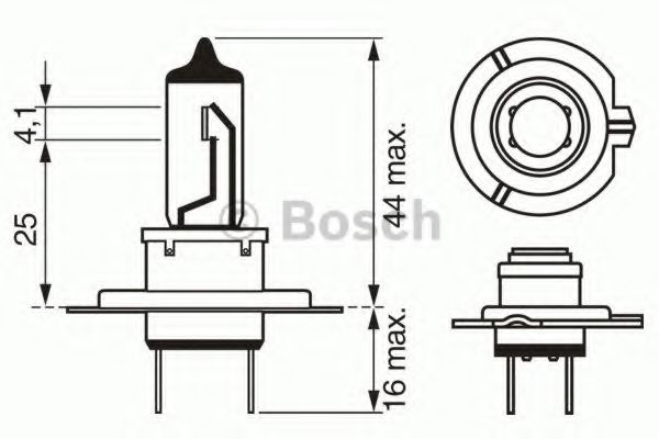 Лампа H7 standard/werkst - Bosch 1 987 302 071