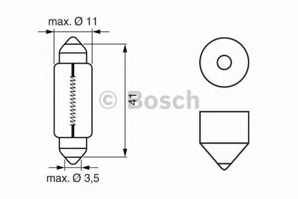 Лампа k10w 12V - Bosch 1 987 302 210