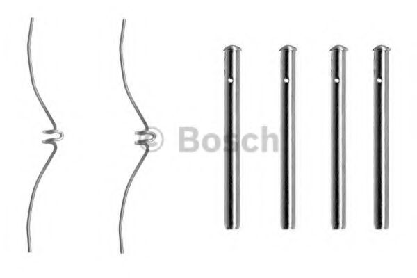 Ремкомплект дисковых тормозных колодок - Bosch 1 987 474 140