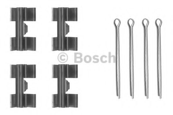 Ремкомплект дисковых тормозных колодок - Bosch 1 987 474 172