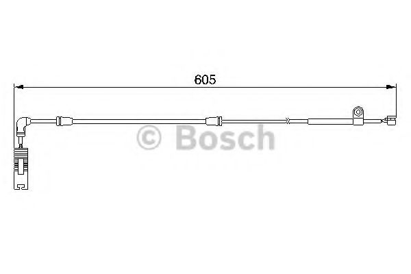 Датчик износа тормозных колодок  Bosch                1 987 474 943