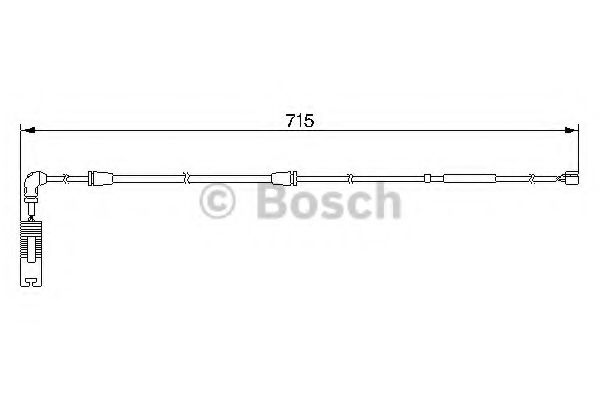Датчик износа тормозных колодок - Bosch 1 987 474 946