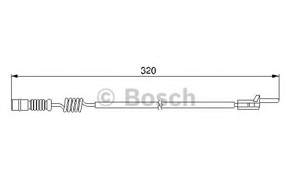 Датчик износа тормозных колодок  Bosch                1 987 474 964