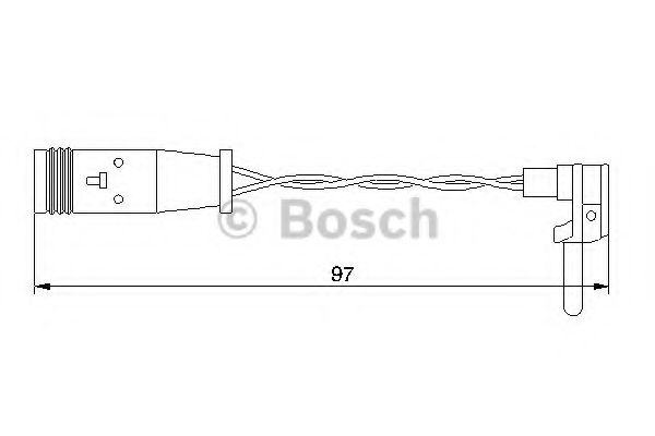 Датчик износа тормозных колодок - Bosch 1 987 474 966