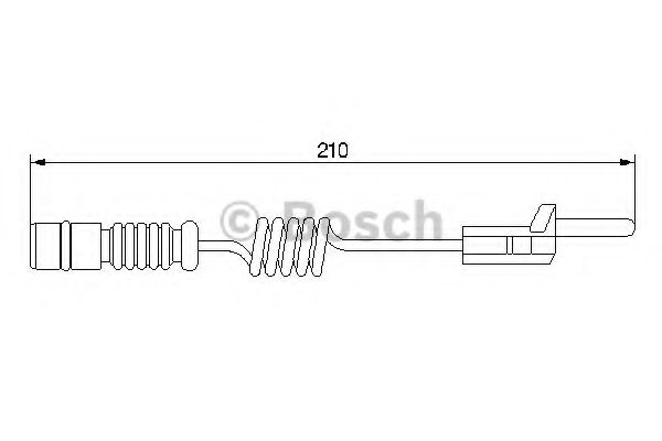 Датчик износа тормозных колодок - Bosch 1 987 474 969