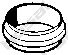 Монтажное уплотнительное кольцо выхлопной системы  - Bosal 256-090
