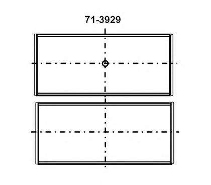 Вкладыши шатунные - Glyco 71-3929/4 STD