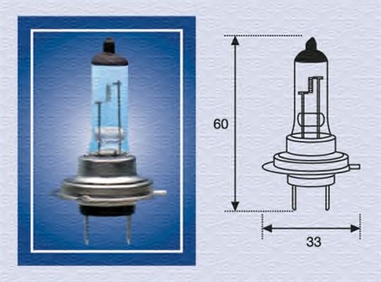 Лампа H7 12V [standart] - Magneti Marelli 002557100000