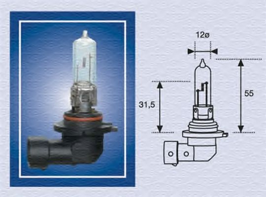 Лампа HB3 12V [standart] - Magneti Marelli 002577200000