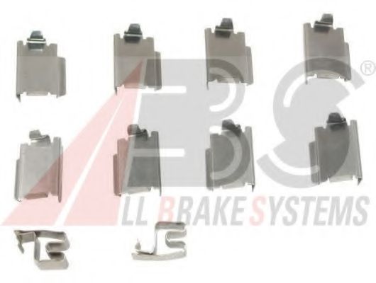 Комплектующие, колодки дискового тормоза - ABS 1246Q