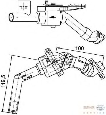 Клапан электромагнитный - Behr 9XL 351 328-161