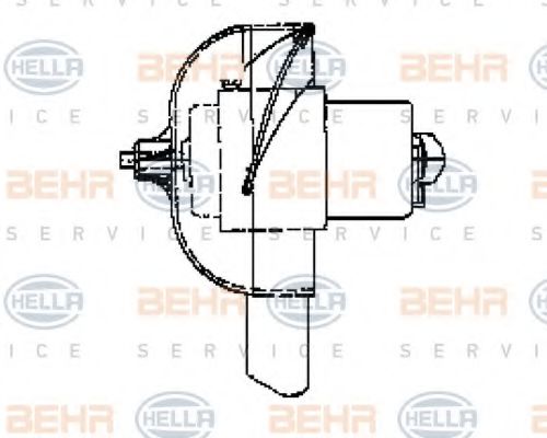 Электродвигатель отопителя - Hella 8EW 009 160-321