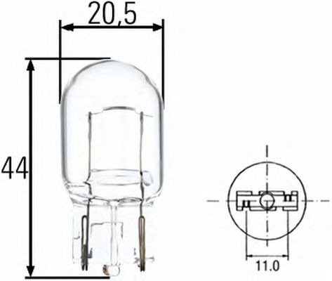 Лампочка w21w 12V - Hella 8GA 008 892-002