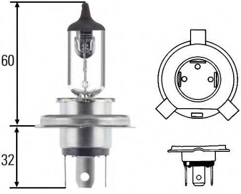 Лампа накаливания основного света - Hella 8GJ 002 525-481