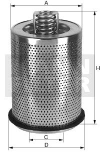 Фильтр гидравлический системы гидроусилителя руля - Mann H 1564