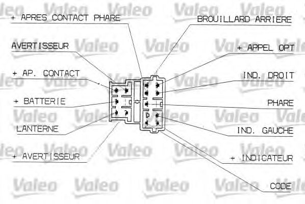 Блок переключателей на рулевой колонке - Valeo 251308