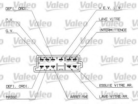 Блок переключателей на рулевой колонке - Valeo 251313