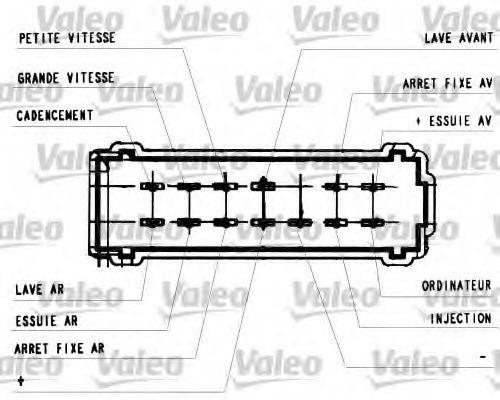 Блок переключателей указателя поворотов на рулевой колонке - Valeo 251442