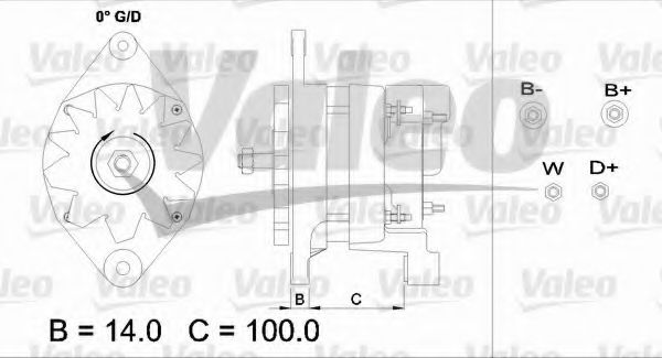 Генератор - Valeo 437352