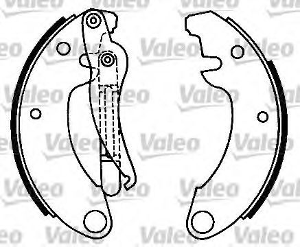 Колодки тормозные дисковые | перед | - Valeo 562098