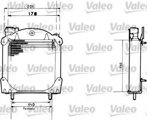 Радиатор масляный - Valeo 816746