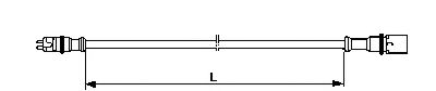 Соединительный провод ABS - Wabco 449 712 100 0