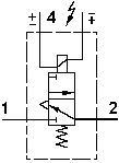 Электромагнитный клапан пневмосистемы - Wabco 472 137 132 0