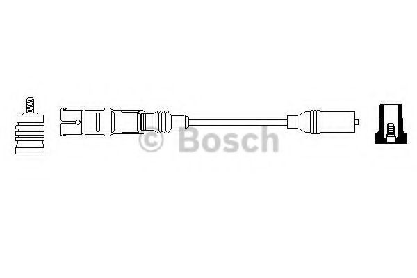 Снят с производства, Провод высоковольтный - Bosch 0 356 912 883