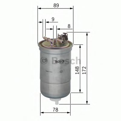 Фильтр топливный - Bosch 0 450 906 373