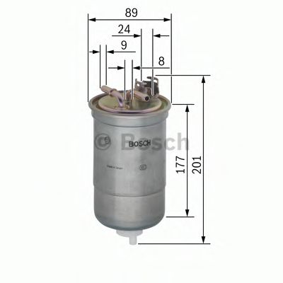Фильтр топливный - Bosch 0 450 906 374