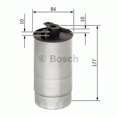 Фильтр топливный - Bosch 0 450 906 451