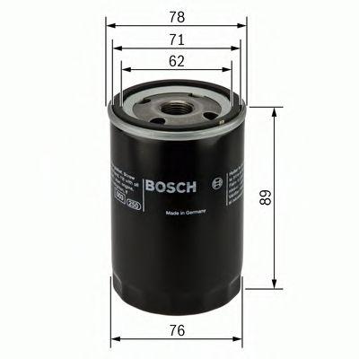 Фильтр масляный - Bosch 0 451 103 050