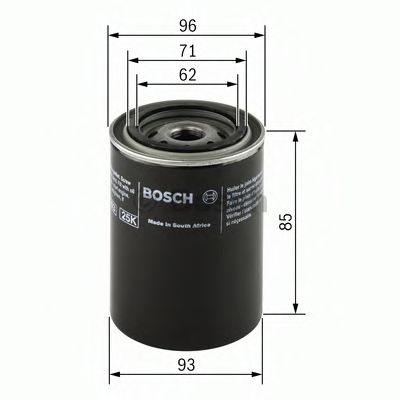 Фильтр масляный - Bosch 0 451 103 219