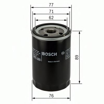 Фильтр масляный - Bosch 0 451 103 227