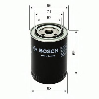 Фильтр масляный - Bosch 0 451 103 274