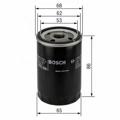 Фильтр масляный - Bosch 0 451 103 276