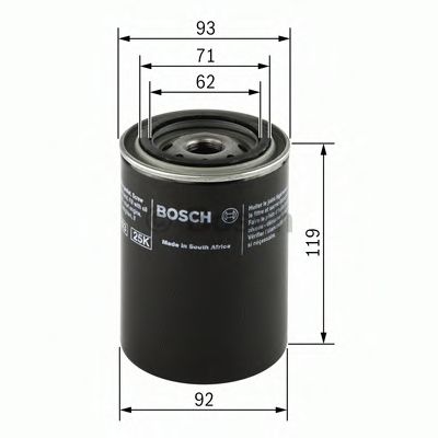 Фильтр масляный - Bosch 0 451 103 278
