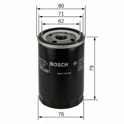 Фильтр масляный - Bosch 0 451 103 298