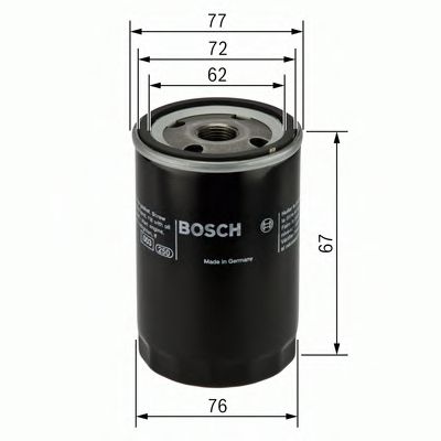 Фильтр масляный - Bosch 0 451 103 300