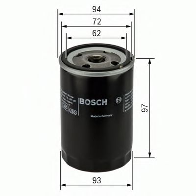 Фильтр масляный - Bosch 0 451 103 333