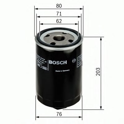 Снят с производства Фильтр масляный - Bosch 0 451 103 338