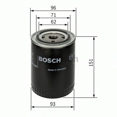 Фильтр масляный - Bosch 0 451 203 012