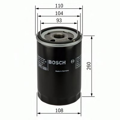Фильтр масляный HCV - Bosch 0 451 403 001