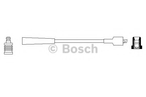 Провод высоковольтный - Bosch 0 986 356 021