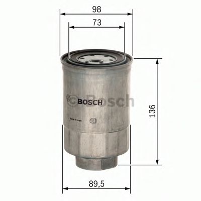 Снят с производства Фильтр топливный - Bosch 0 986 450 508