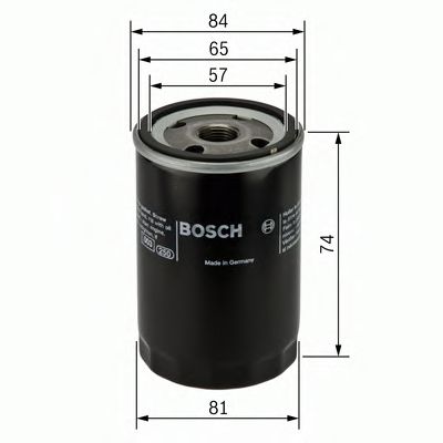 Фильтр масляный - Bosch 0 986 452 016