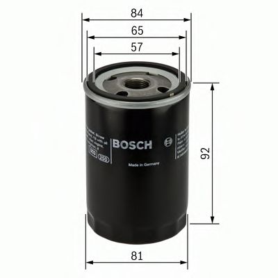 Фильтр масляный - Bosch 0 986 452 036