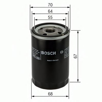 Фильтр масляный - Bosch 0 986 452 058